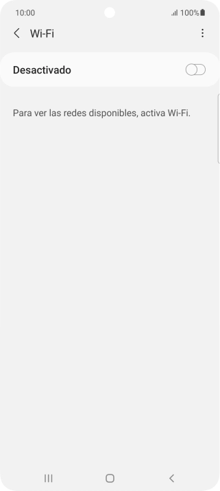 Pulsa el indicador para activar la función.