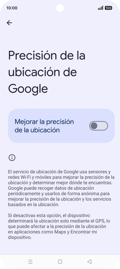 Si pulsas el indicador junto a 