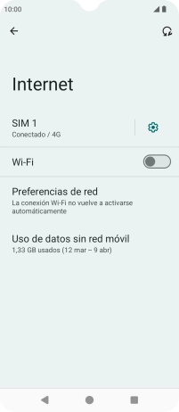 Pulsa el indicador junto a 