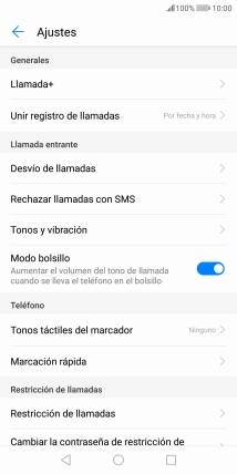 Pulsa Desvío de llamadas.