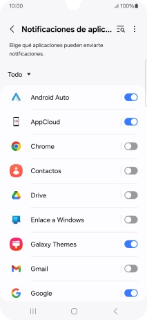 Pulsa la lista desplegable.