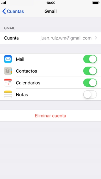 Pulsa la tecla de inicio para terminar y regresar a la pantalla de inicio.