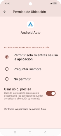 Pulsa el ajuste deseado.