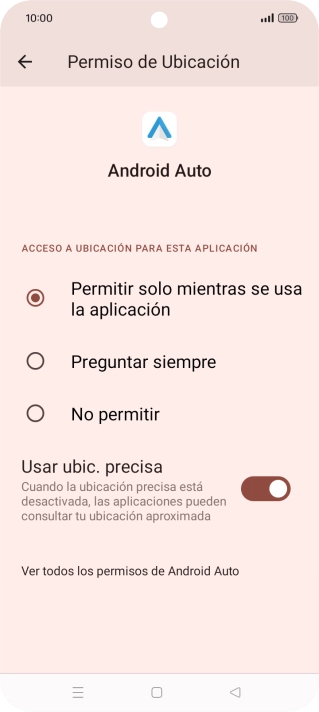 Pulsa el ajuste deseado.