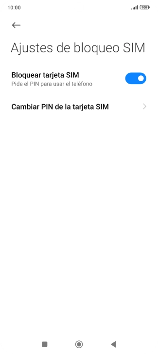 Pulsa el indicador junto a 