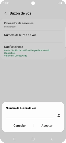 Introduce 22177 y pulsa Aceptar.