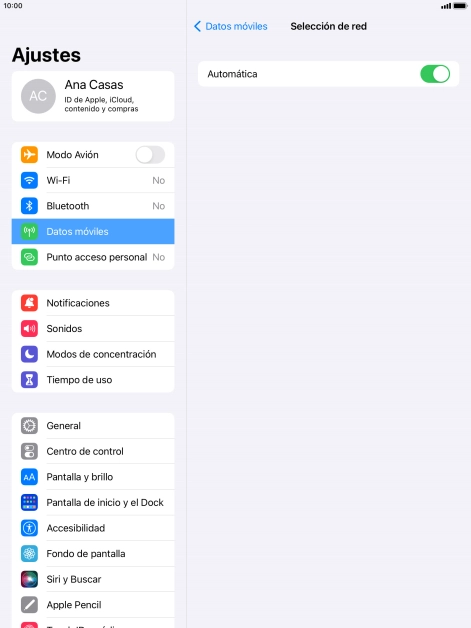 Pulsa el indicador junto a 