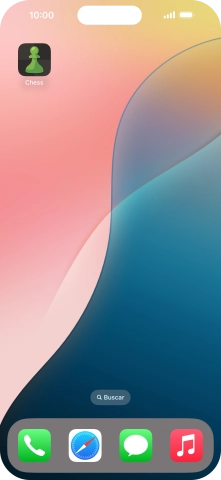 Pulsa la app deseada durante unos instantes.