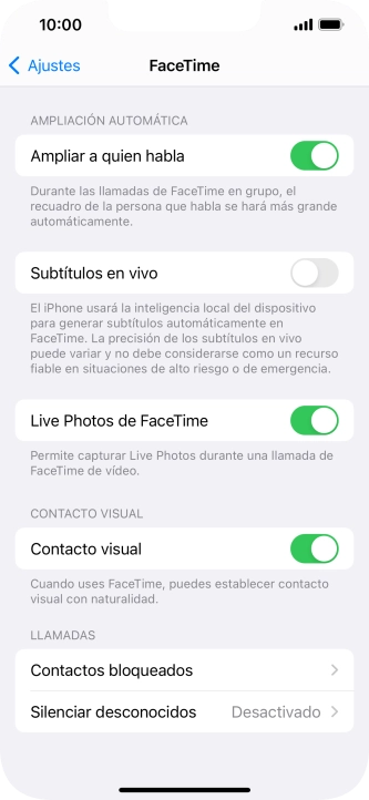 Pulsa Silenciar desconocidos.