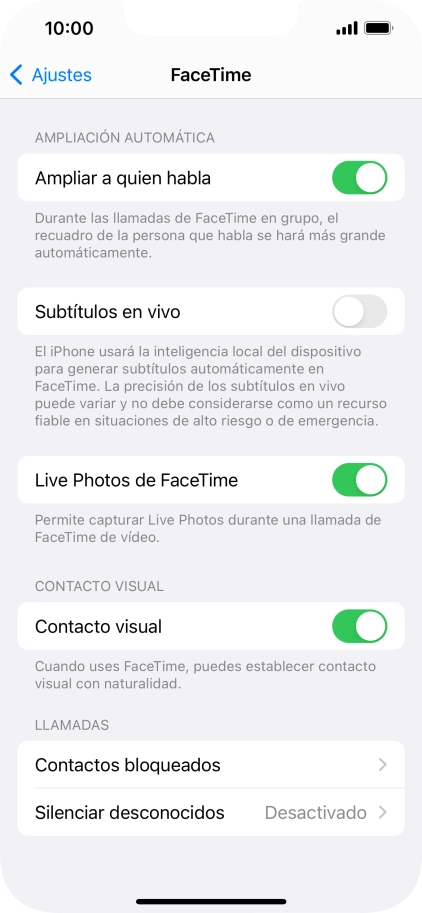 Pulsa Silenciar desconocidos.
