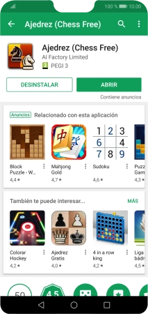 Pulsa la tecla de inicio para terminar y regresar a la pantalla de inicio.