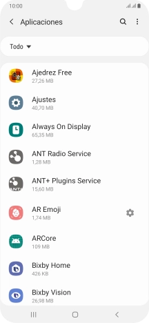 Pulsa la app deseada.