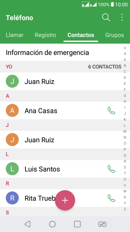 Pulsa el icono de menú.