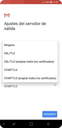 Pulsa Ninguna para desactivar la función.