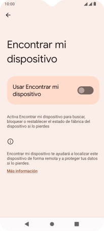 Pulsa el indicador junto a 
