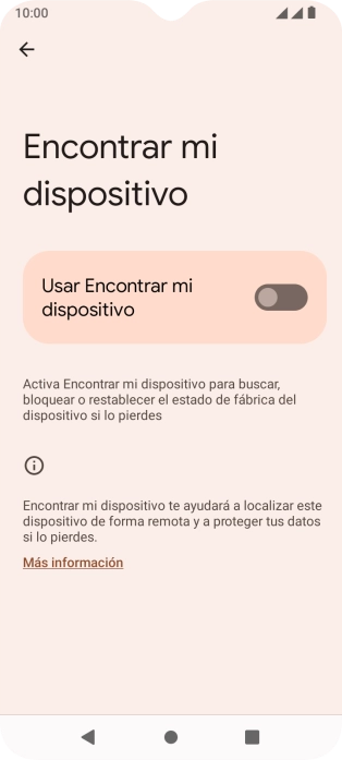 Pulsa el indicador junto a 