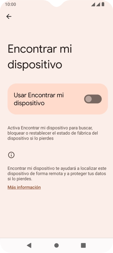 Pulsa el indicador junto a 