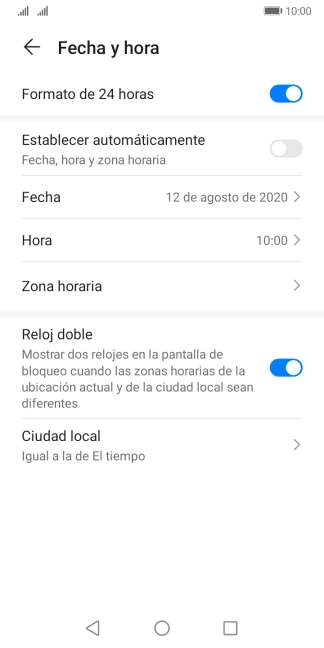 Pulsa el indicador junto a 