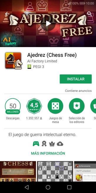 Pulsa INSTALAR y sigue las indicaciones de la pantalla para instalar la app.
