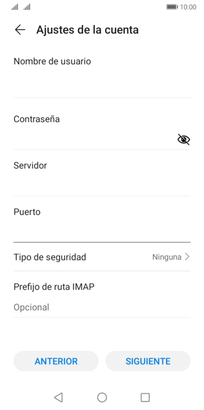Pulsa Tipo de seguridad.