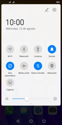 Pulsa Captura para hacer un pantallazo del teléfono.