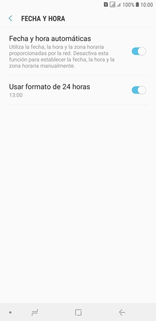 Pulsa la tecla de inicio para terminar y regresar a la pantalla de inicio.