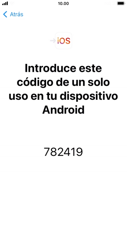 Seguir las indicaciones de la pantalla y de la app 