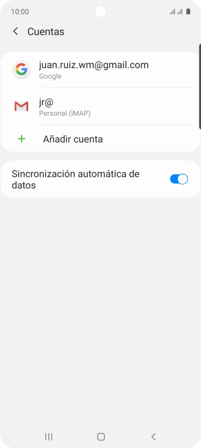 Pulsa la tecla de inicio para terminar y regresar a la pantalla de inicio.