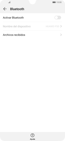 Pulsa el indicador junto a 