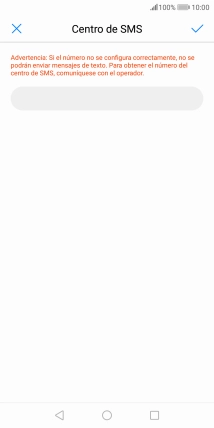 Pulsa en el campo de escritura.