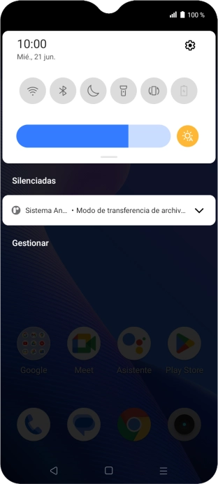 Pulsa Sistema Android.