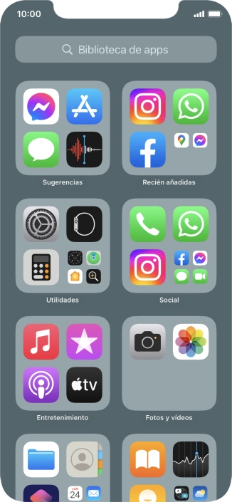 Pulsa la app deseada.