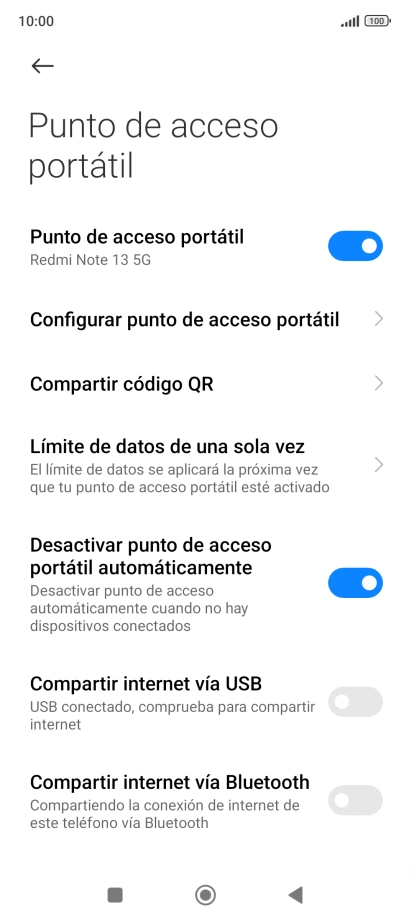Pulsa la tecla de inicio para terminar y regresar a la pantalla de inicio.