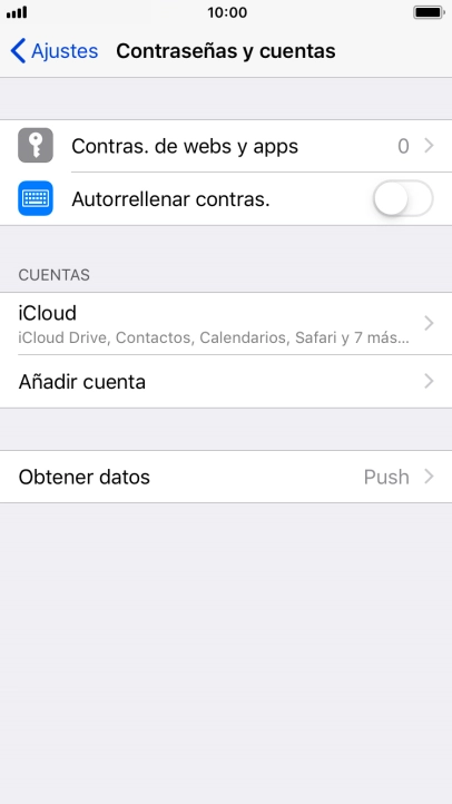 Pulsa Añadir cuenta.