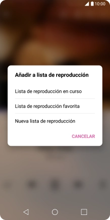 Pulsa Nueva lista de reproducción.