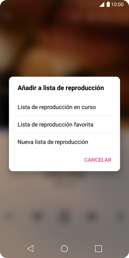 Pulsa Nueva lista de reproducción.