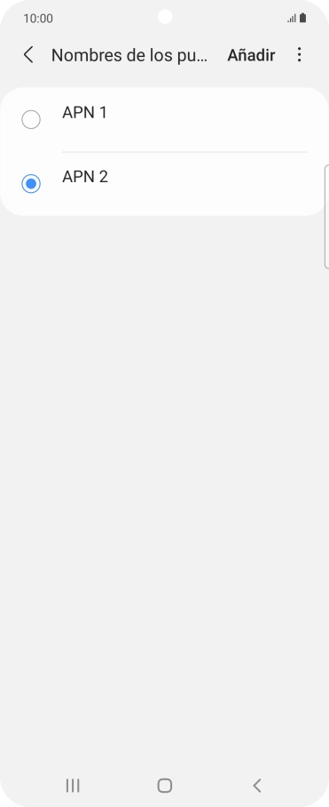 Pulsa la tecla de inicio para terminar y regresar a la pantalla de inicio.
