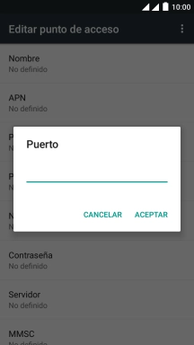 Introduce 80 y pulsa ACEPTAR.