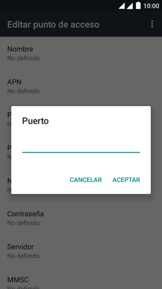 Introduce 80 y pulsa ACEPTAR.