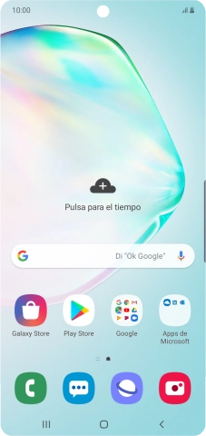 Cuando el icono de carga de batería aparece en la pantalla, el teléfono se está cargando.