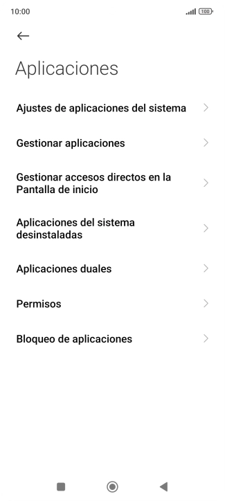 Pulsa Gestionar aplicaciones.