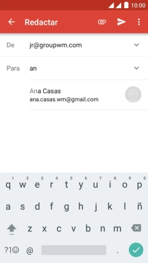 Pulsa el contacto deseado.