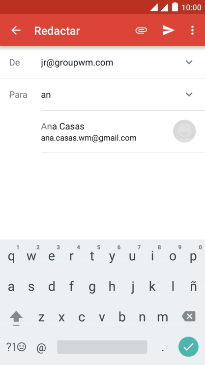 Pulsa el contacto deseado.