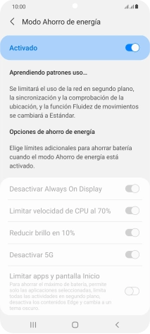 Pulsa la tecla de inicio para terminar y regresar a la pantalla de inicio.