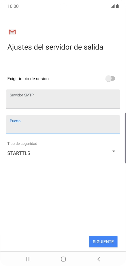 Pulsa Tipo de seguridad.