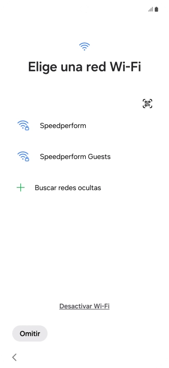 Pulsa la red wifi deseada.