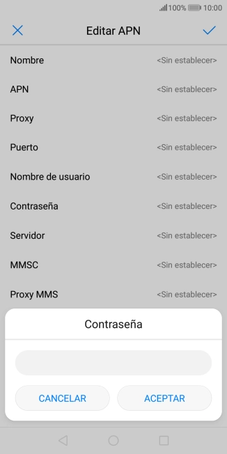 Introduce wap125 y pulsa ACEPTAR.
