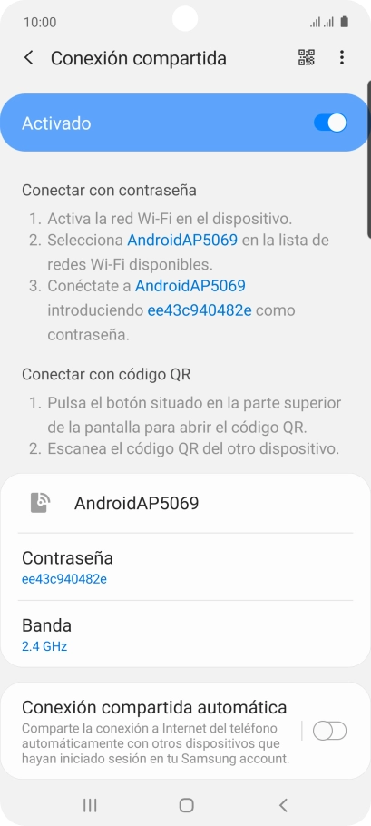 Pulsa la tecla de inicio para terminar y regresar a la pantalla de inicio.