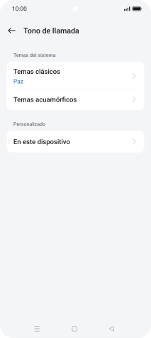 Pulsa la categoría deseada.
