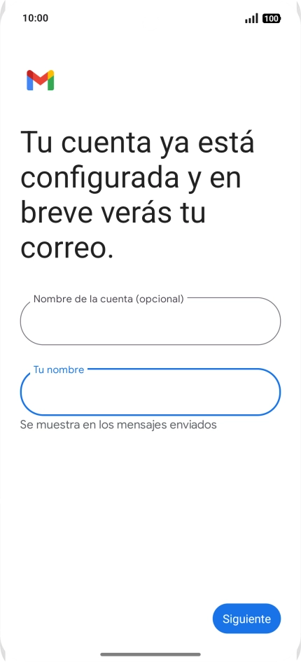 Pulsa Siguiente.